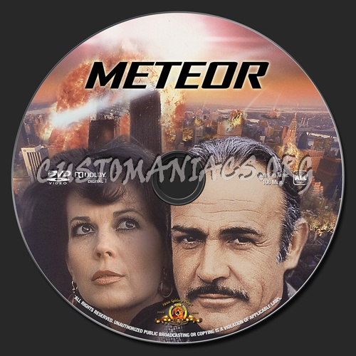 Meteor dvd label