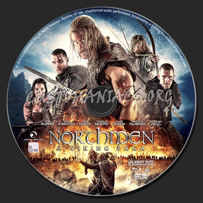 Northmen: A Viking Saga blu-ray label