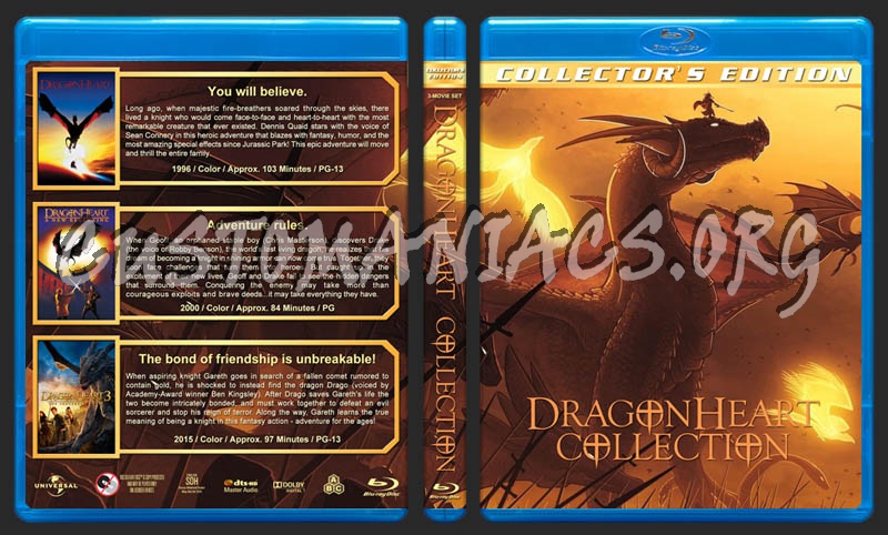 Dragonheart Collection blu-ray cover