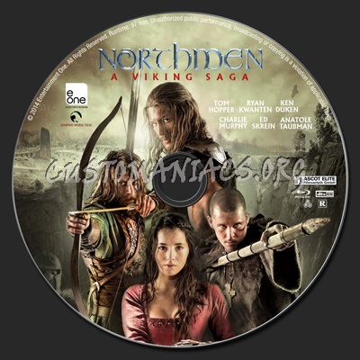 Northmen: A Viking Saga blu-ray label