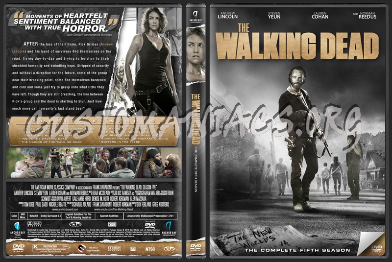 The Walking Dead Season Five dvd cover