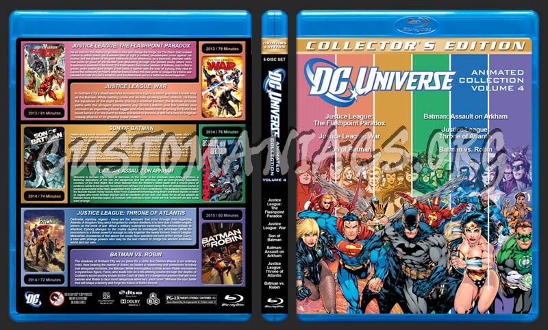 DC Animated Collection - Volume 4 blu-ray cover