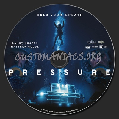 Pressure (2015) dvd label