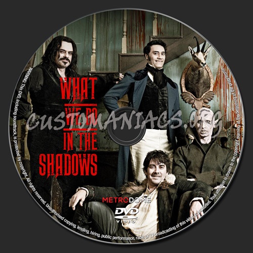 What We Do In The Shadows dvd label