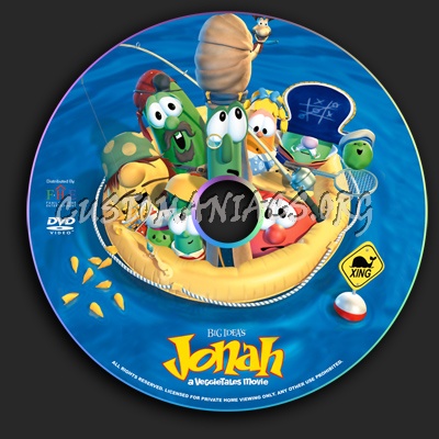 Jonah: A VeggieTales Movie dvd label