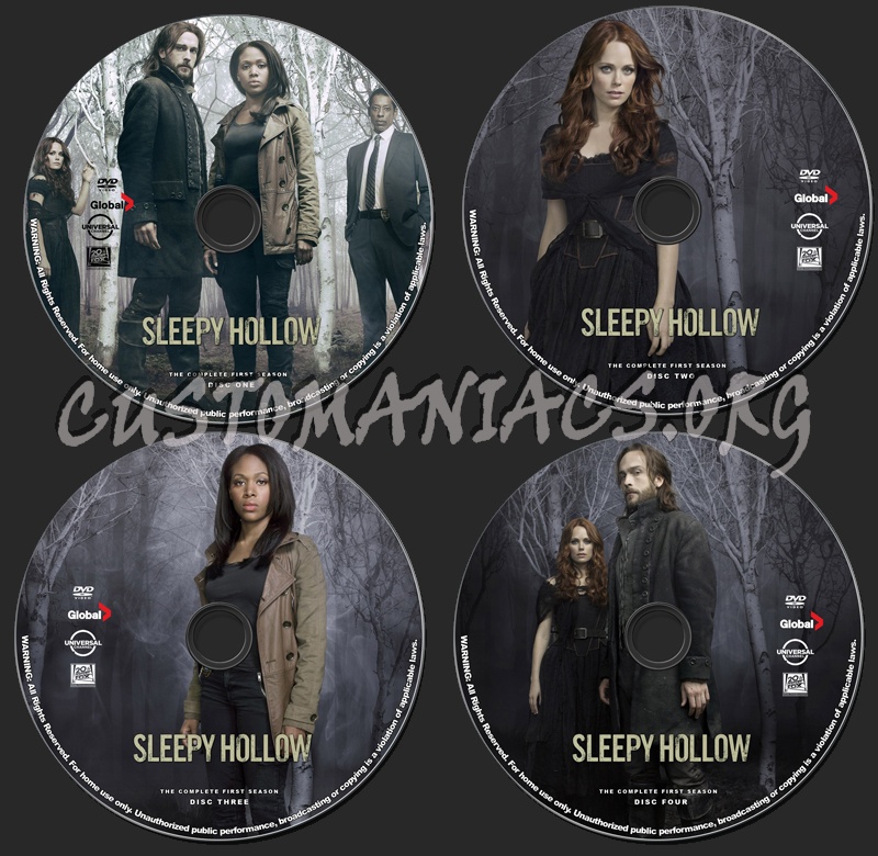 Sleepy Hollow - Season 1 dvd label