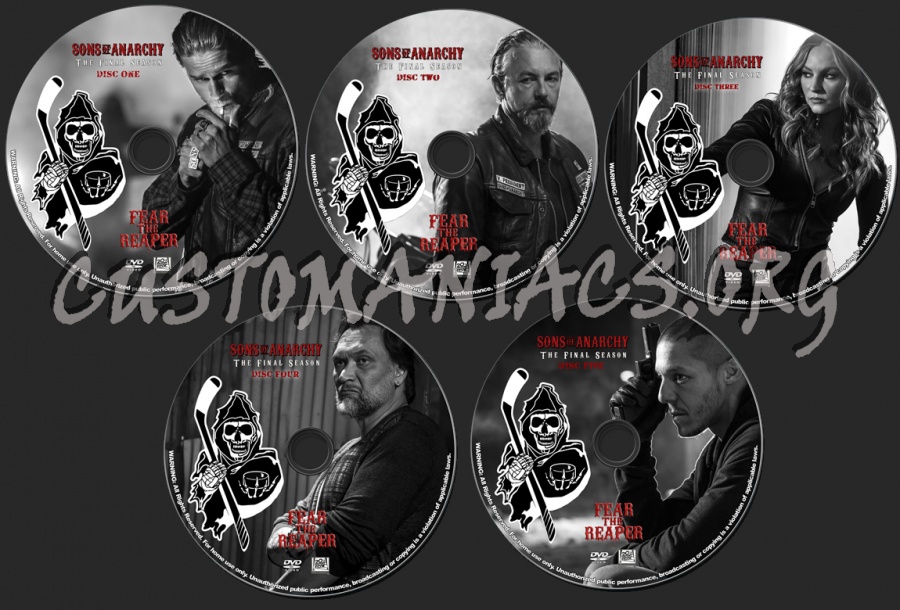 Sons of Anarchy - Season 7 dvd label