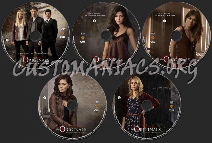 The Originals - Season 1 dvd label