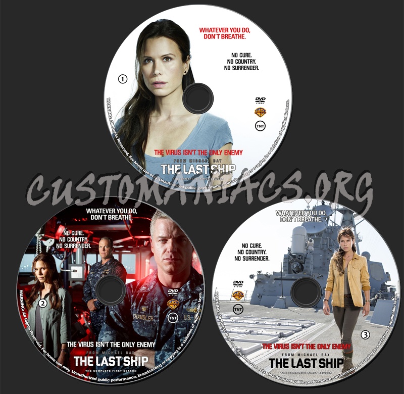 The Last Ship - Season 1 dvd label