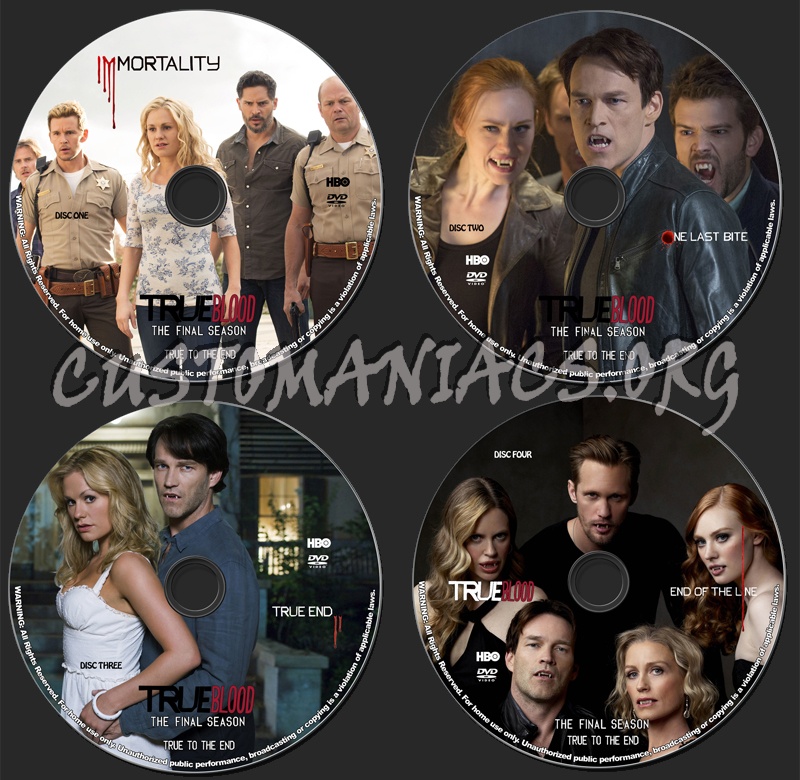 True Blood - Season 7 dvd label