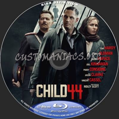 Child 44 blu-ray label