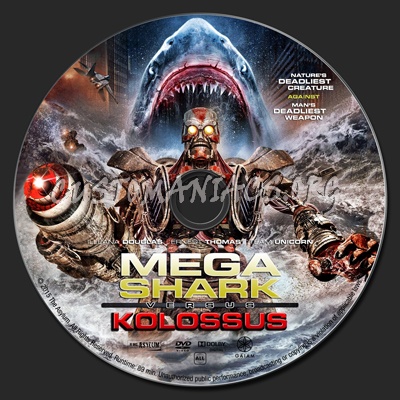 Mega Shark vs. Kolossus dvd label