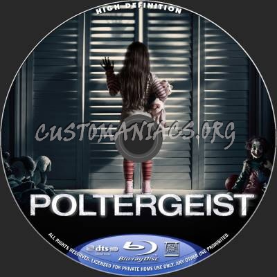 Poltergeist (2015) blu-ray label