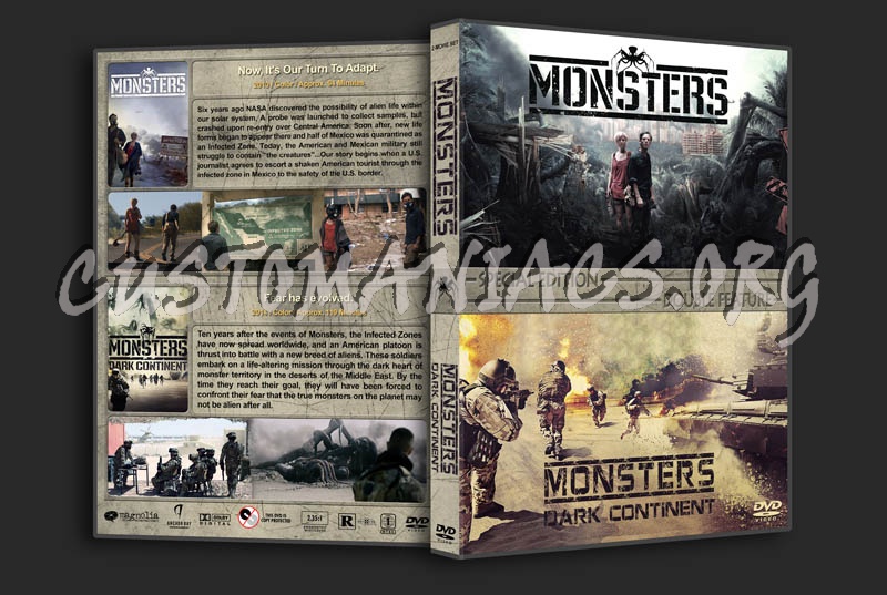 Monsters Double Feature dvd cover
