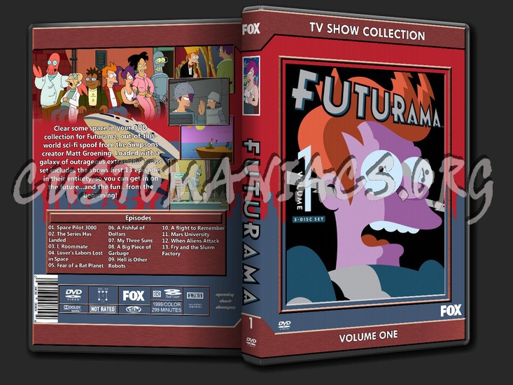Futurama Volume 1 dvd cover