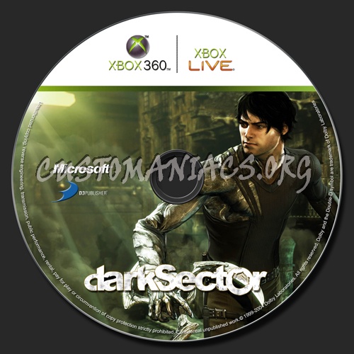Dark Sector dvd label