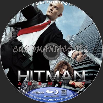 Hitman: Agent 47 blu-ray label