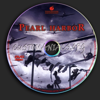Pearl Harbor dvd label