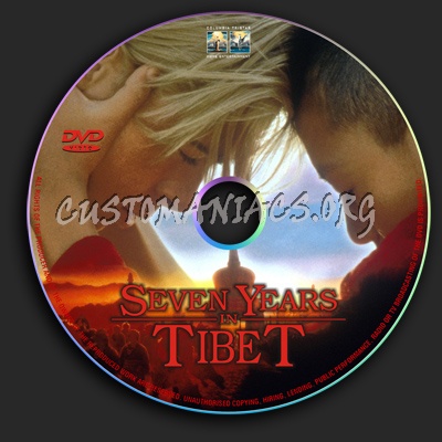 Seven Years in Tibet dvd label