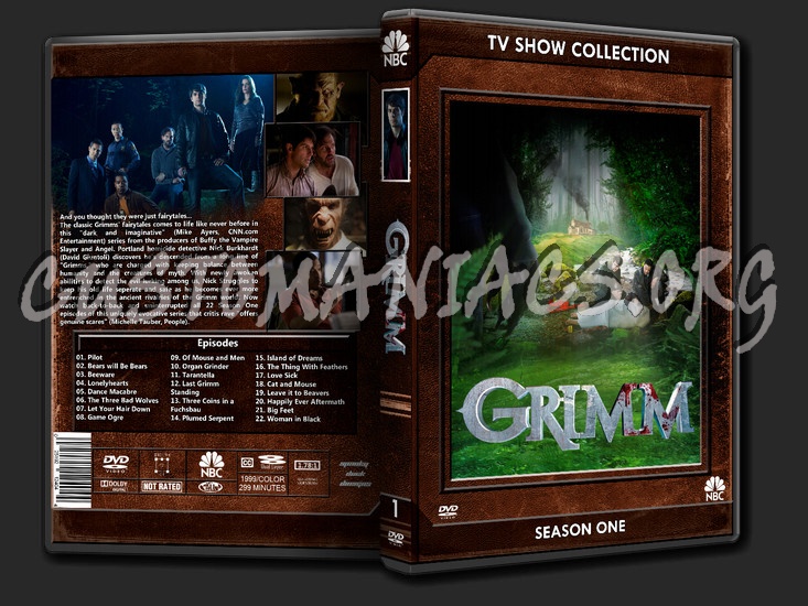 Grimm Season 1 dvd cover