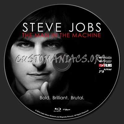 Steve Jobs: The Man In The Machine blu-ray label
