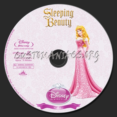 Sleeping Beauty - Disney Princess Collection blu-ray label