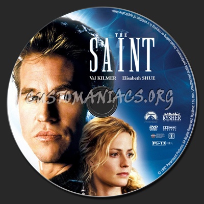 The Saint dvd label