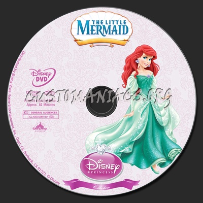 The Little Mermaid - Disney Princess Collection dvd label