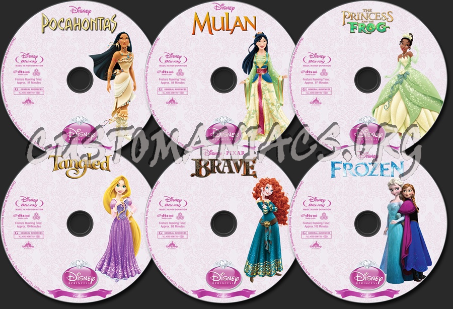 The Little Mermaid - Disney Princess Collection blu-ray label