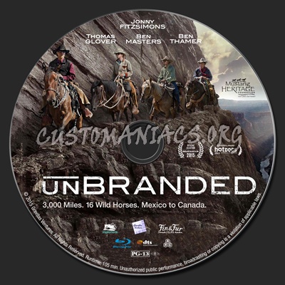 Unbranded (2015) blu-ray label