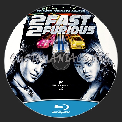 2 Fast 2 Furious blu-ray label