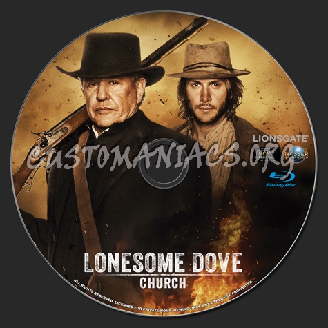 Lonesome Dove Church blu-ray label