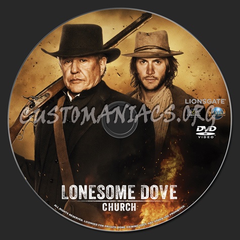 Lonesome Dove Church dvd label