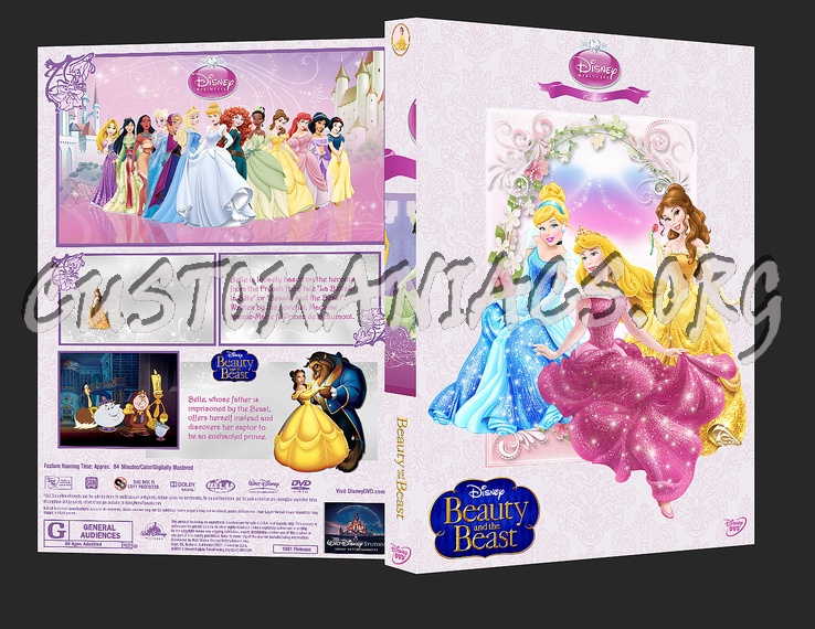 Beauty and the Beast - Disney Princess Collection dvd cover