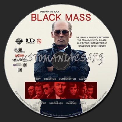 Black Mass dvd label