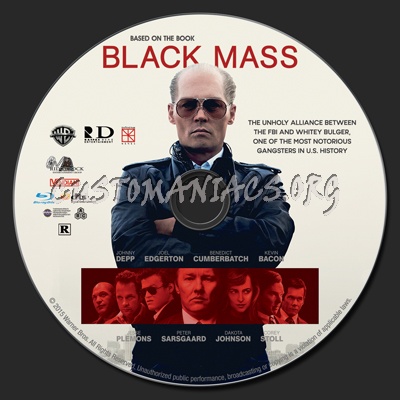Black Mass blu-ray label