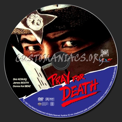 Pray for Death dvd label