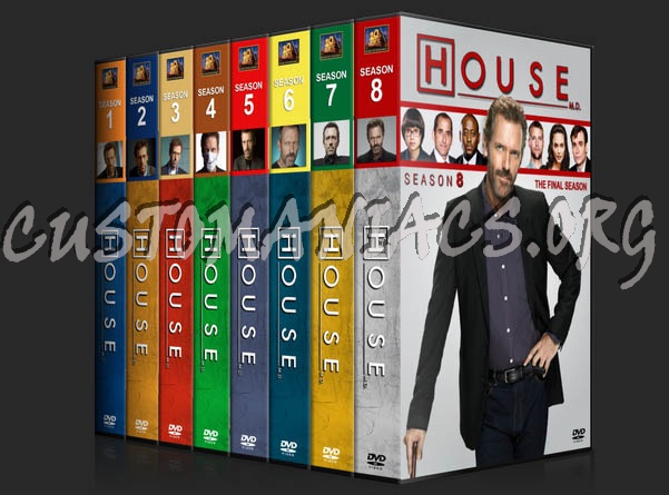 House M.D. - Seasons 1-8 (3370x2175) dvd cover