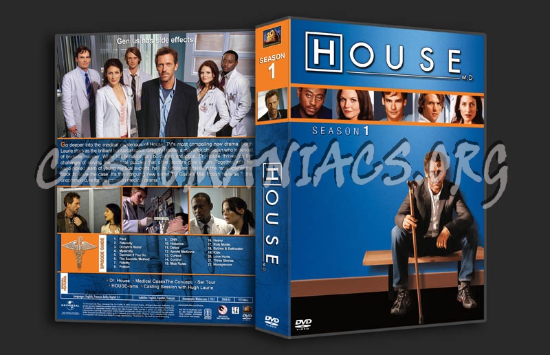 House M.D. - Seasons 1-8 (3370x2175) dvd cover