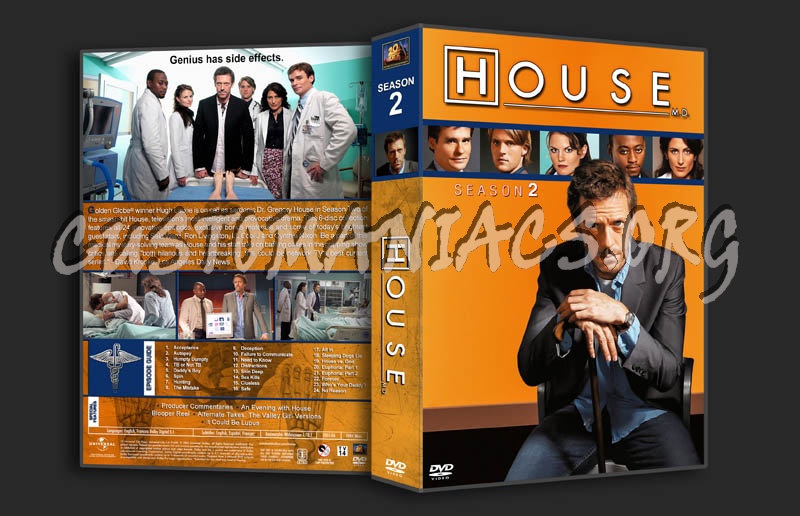 House M.D. - Seasons 1-8 (3370x2175) dvd cover