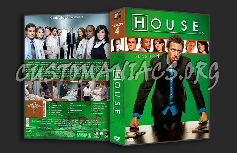 House M.D. - Seasons 1-8 (3370x2175) dvd cover