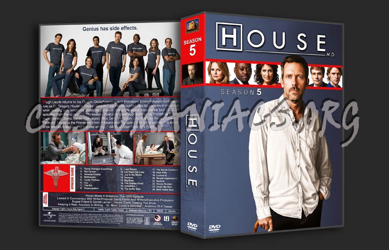 House M.D. - Seasons 1-8 (3370x2175) dvd cover