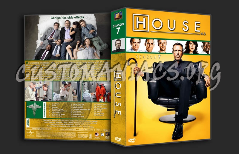 House M.D. - Seasons 1-8 (3370x2175) dvd cover