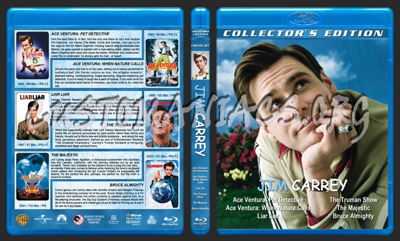 JIm Carrey Collection blu-ray cover