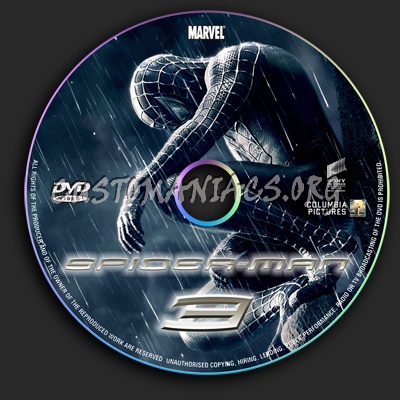 Spider-Man 3 dvd label