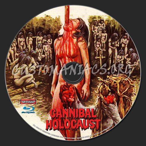 Cannibal Holocaust blu-ray label