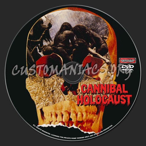 Cannibal Holocaust dvd label