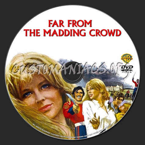Far From the Madding Crowd (1967) dvd label