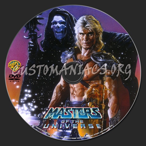 Masters of the Universe dvd label