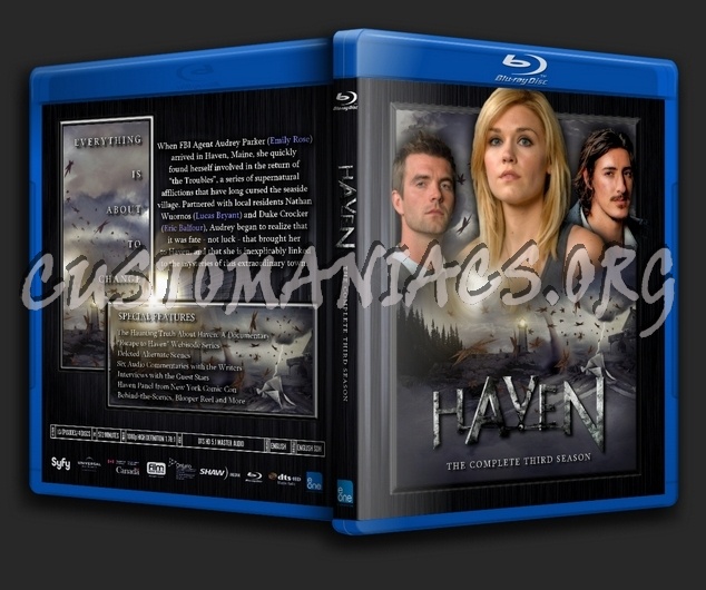 Haven - Season 3 blu-ray cover